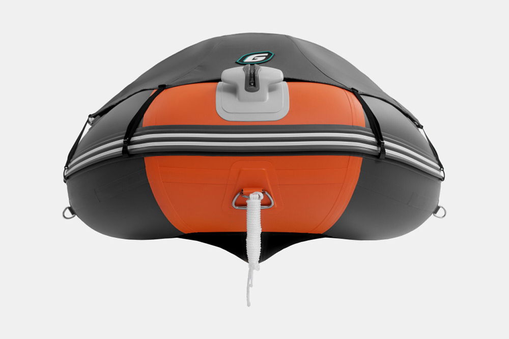 Надувная лодка GLADIATOR C330AL оранжево-темносерый