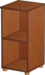 Стеллаж низкий узкий