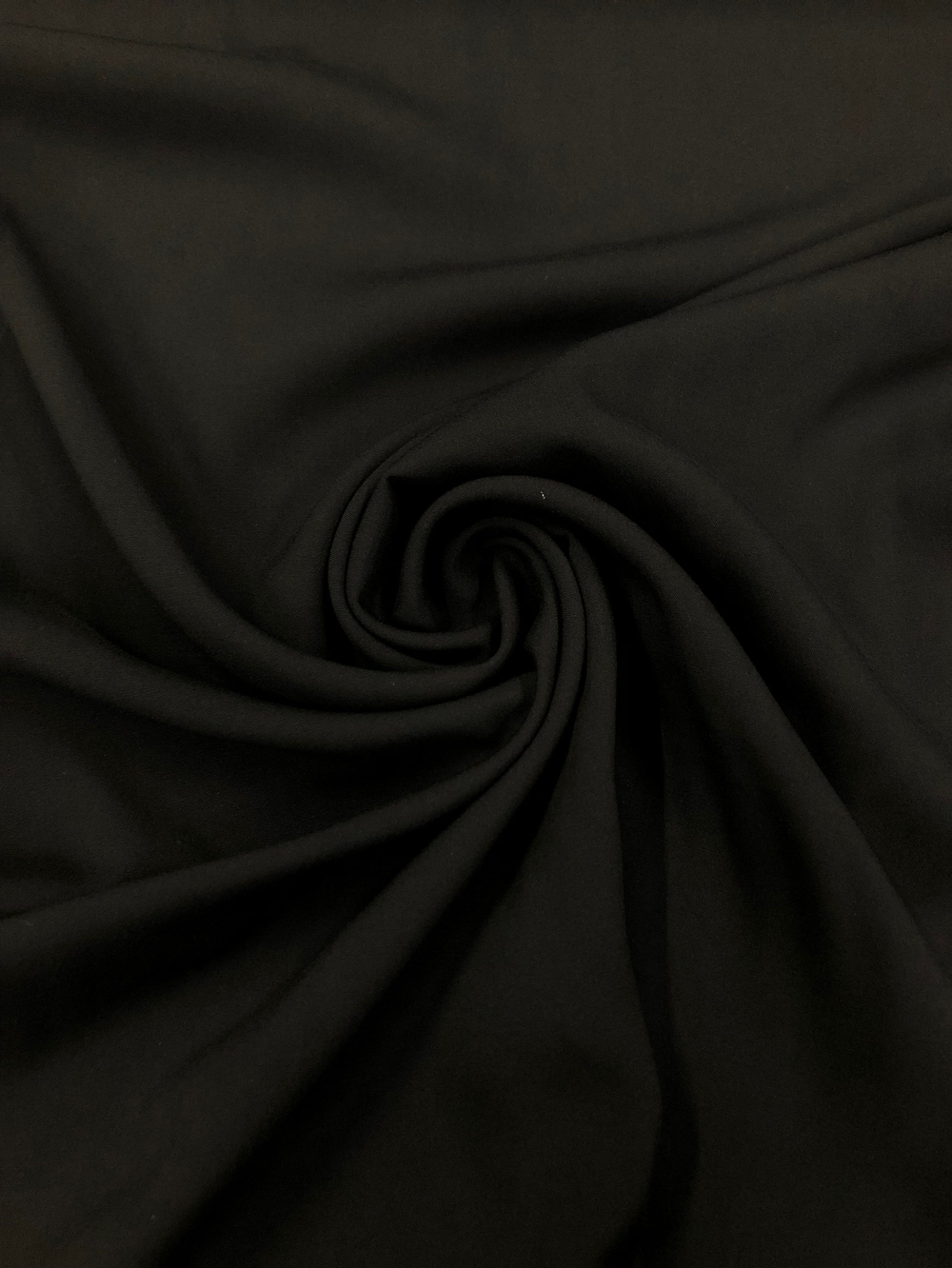 Ткань Штапель цвет черный, артикул 324630