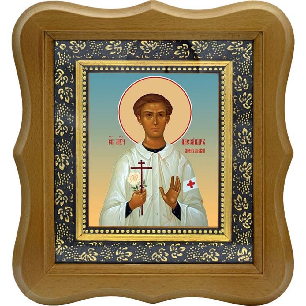 Александр (Шморель) Мюнхенский мученик. Икона на холсте.