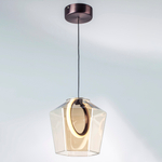 796113 Люстра CARAMELLO LED 6W 110LM КОФЕЙНЫЙ/КОНЬЯК 3000K