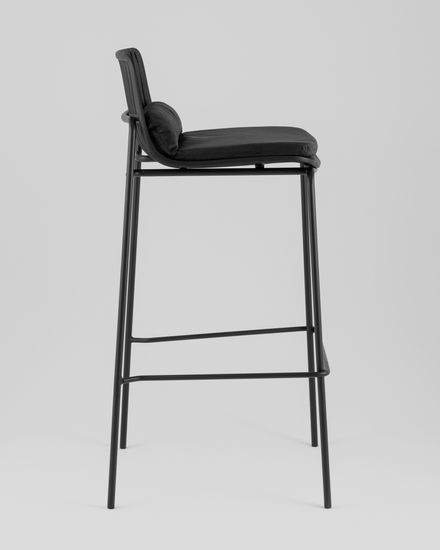 Стул барный Spain с подушкой чёрный