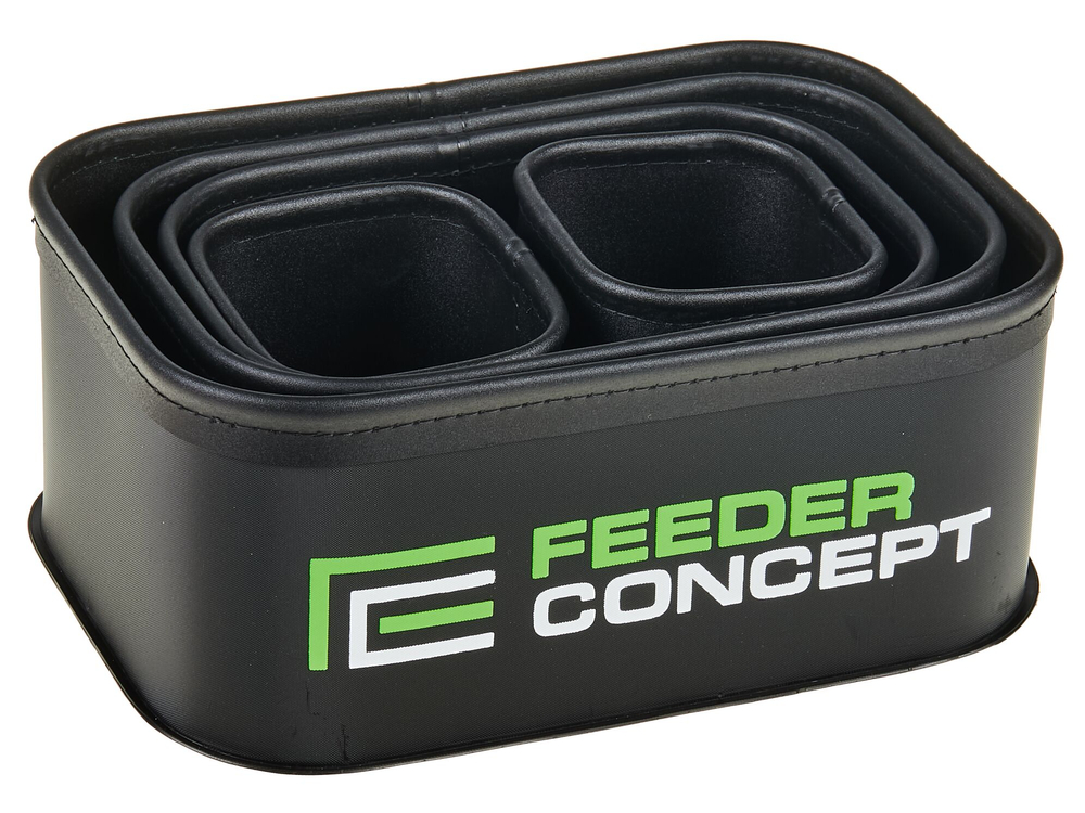 Набор емкостей для прикормки и насадки Feeder Concept EVA, 5 шт