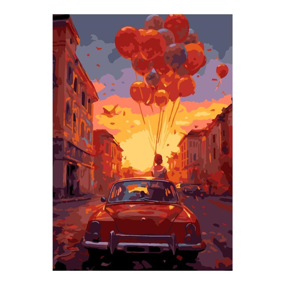 Картина по номерам 20*28,5см "Навстречу мечтам" (Lori)