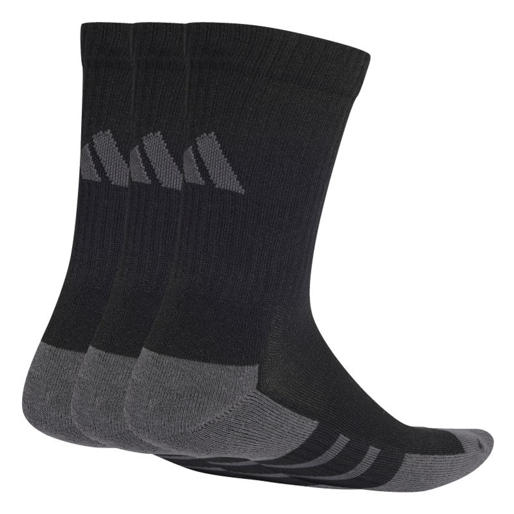 Теннисные носки Adidas Essentials Climacool Cushioned Crew 3P - black/grey six