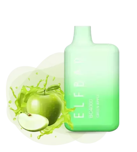 Elf Bar - Green Apple (4000, 5% nic)