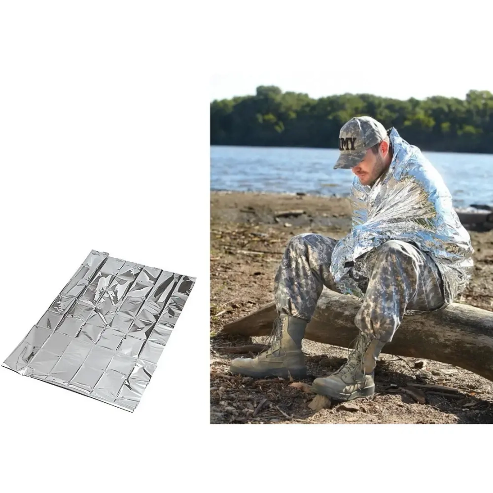 Термоодеяло спасательное одноразовое 210*130см