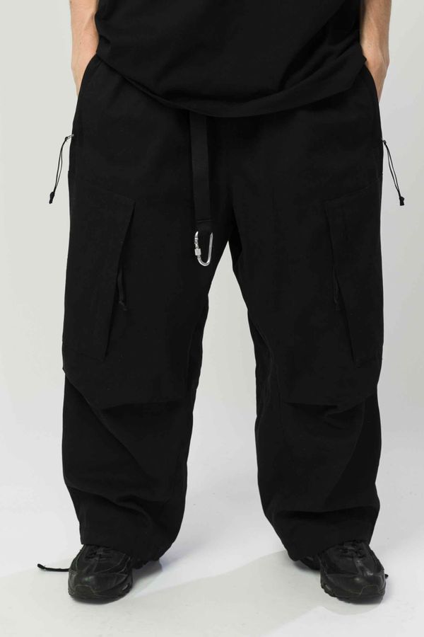 Штаны Quadro Cargo Superwide черные - фото 1