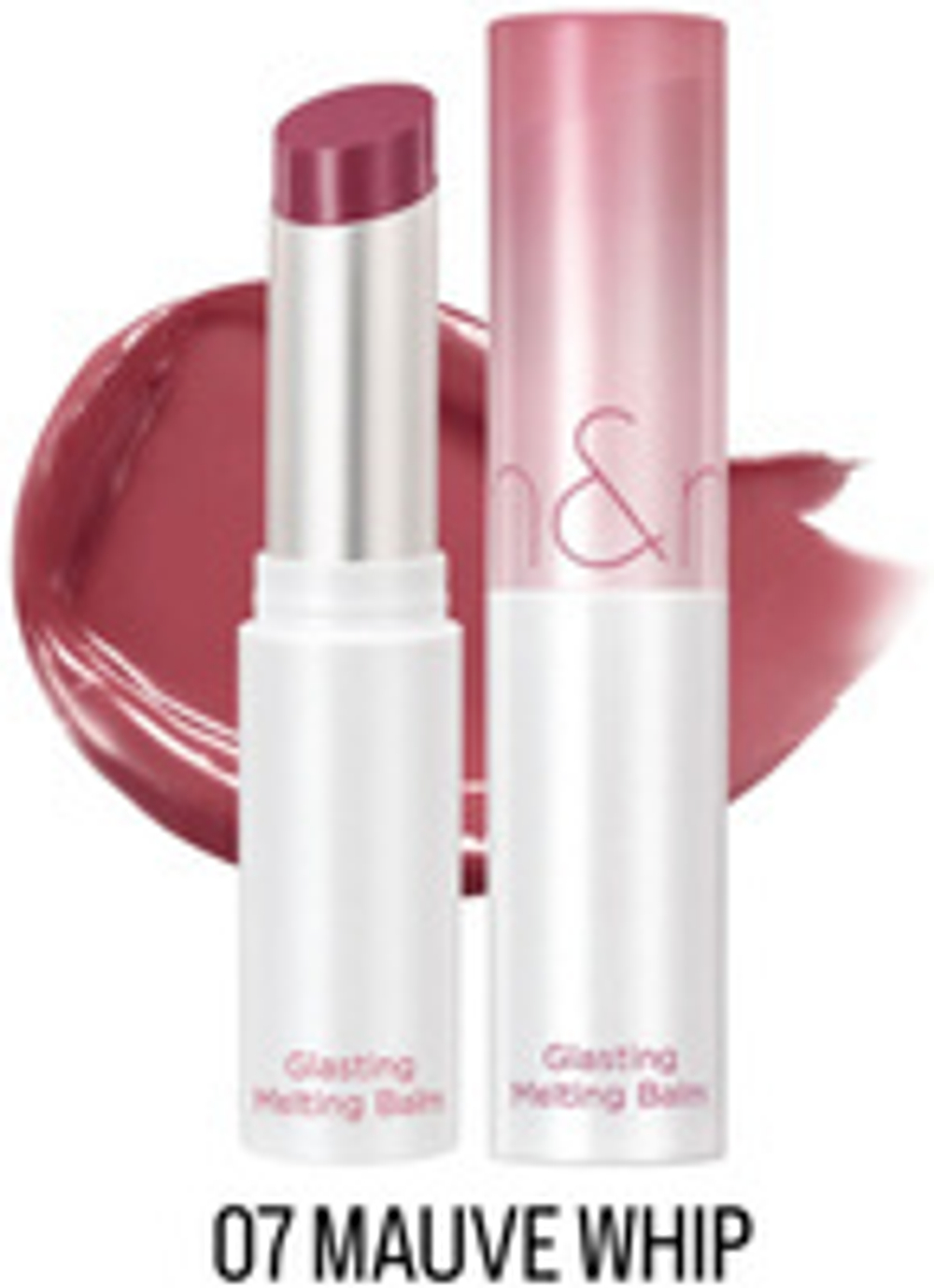 ROMND Glasting Melting Balm Тающий оттеночный бальзам для губ 07 Mauve Whip