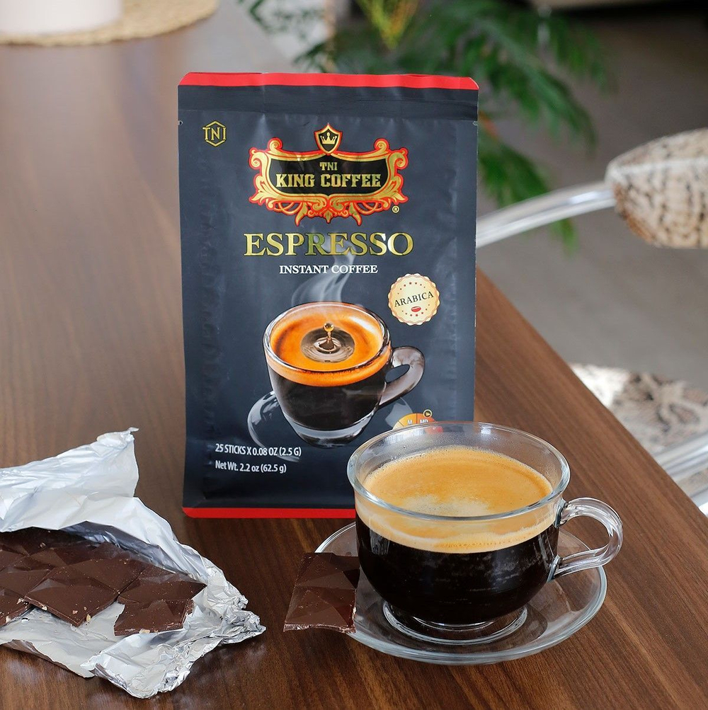 Вьетнамский растворимый черный кофе "Espresso" (King Coffee) 25пак