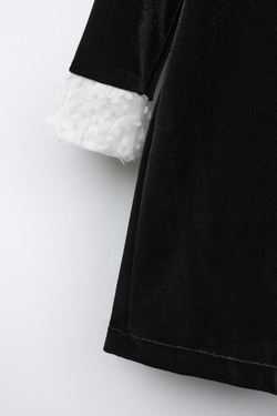 ZARA ГОТИЧЕСКОЕ ПЛАТЬЕ-КОСТЮМ, ЧЕРНЫЙ