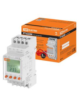 Реле температуры РТ-820M (-25+130C, 24-240В АС/DC, с датч. IP67, ЖК) TDM