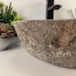Раковина из речного камня RS-65462 39*35*16 0860