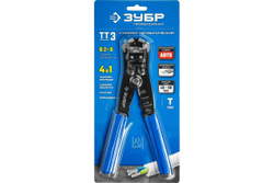 Автоматический многофункциональный стриппер 0.2 - 6 мм2, ЗУБР Профессионал ТТ-3 22641