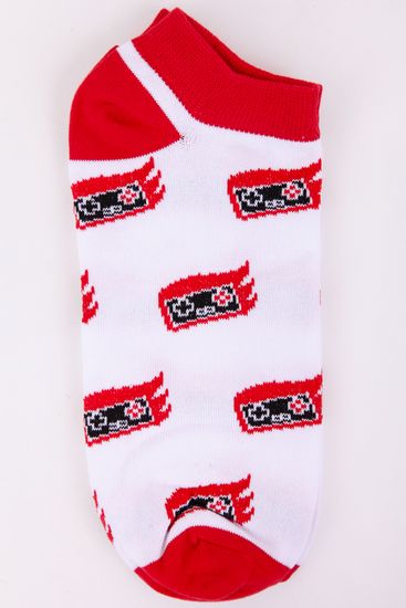 Носки ЗАПОРОЖЕЦ Джойстики короткие Белый