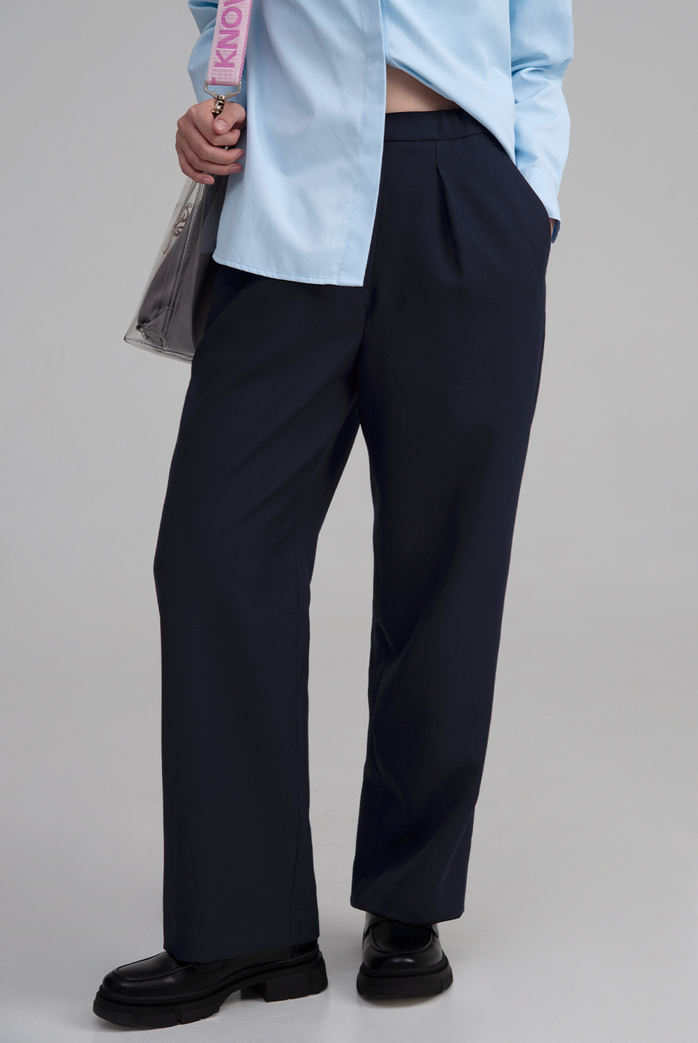 Брюки женские 4556В, темно-синий #484ТС614556В