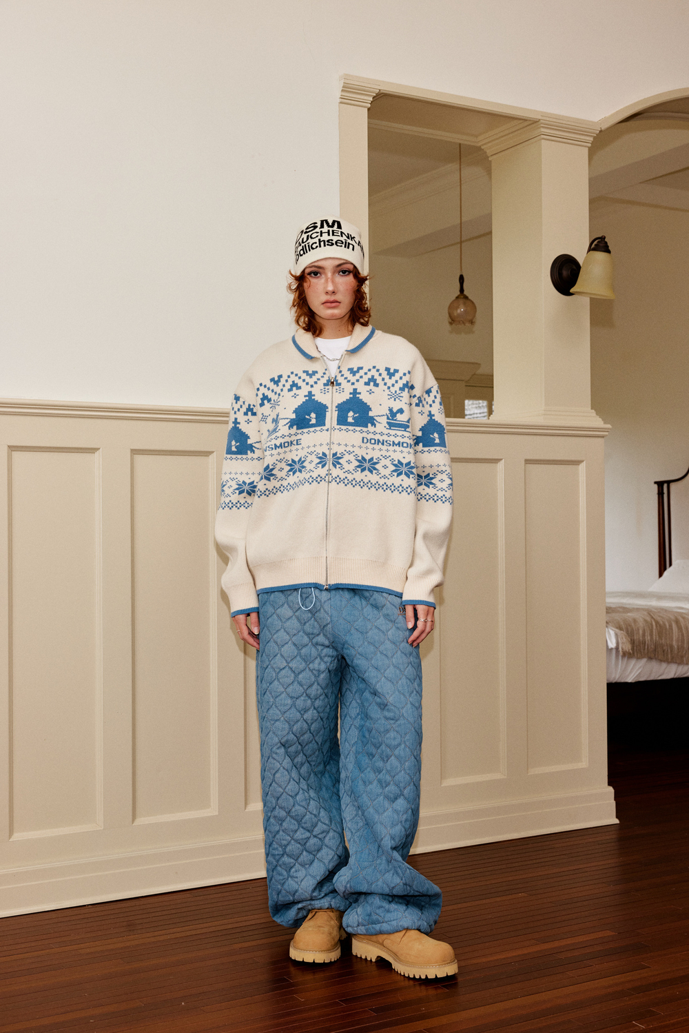 Кардиган DONSMOKE "Winter Coming" Zip Cardigan