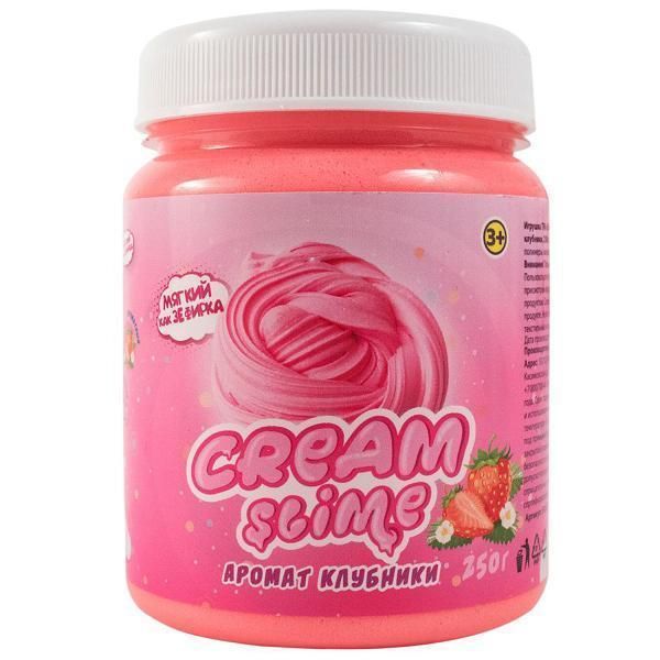 Cream-slime с ароматом клубники, 250 г ..