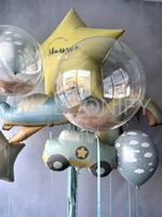 Набор шаров "Звезда и облака" с фигурами