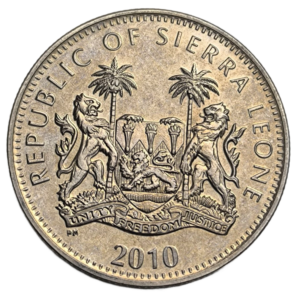 Монета 1 доллар (dollar) 2010 год Сьерра-Леоне