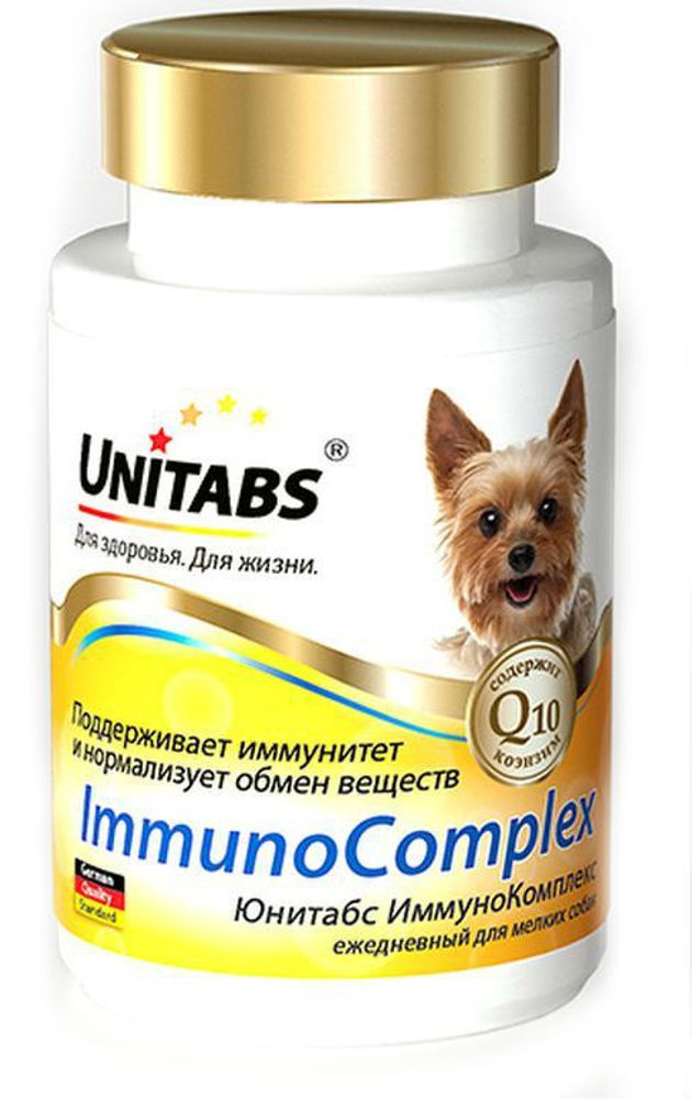 Unitabs 100 таб Immuno Complex Витаминный комплекс для мелких собак с Q10