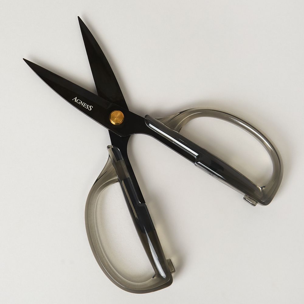 КУХОННЫЕ НОЖНИЦЫ ЦВЕТ ГРАФИТ, ГАЛЬВАНОПОКРЫТИЕ, 19,5СМ (МАЛ=12ШТ)