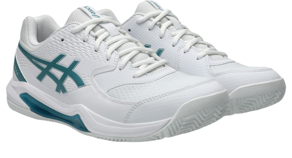 Мужские кроссовки для Падел Asics Gel-Dedicate 8 Padel - white/misty pine