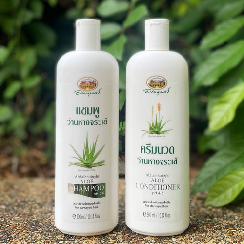 Шампунь для сухих волос на основе экстракта Алое Shampoo Aloe Abhaibhubejhr