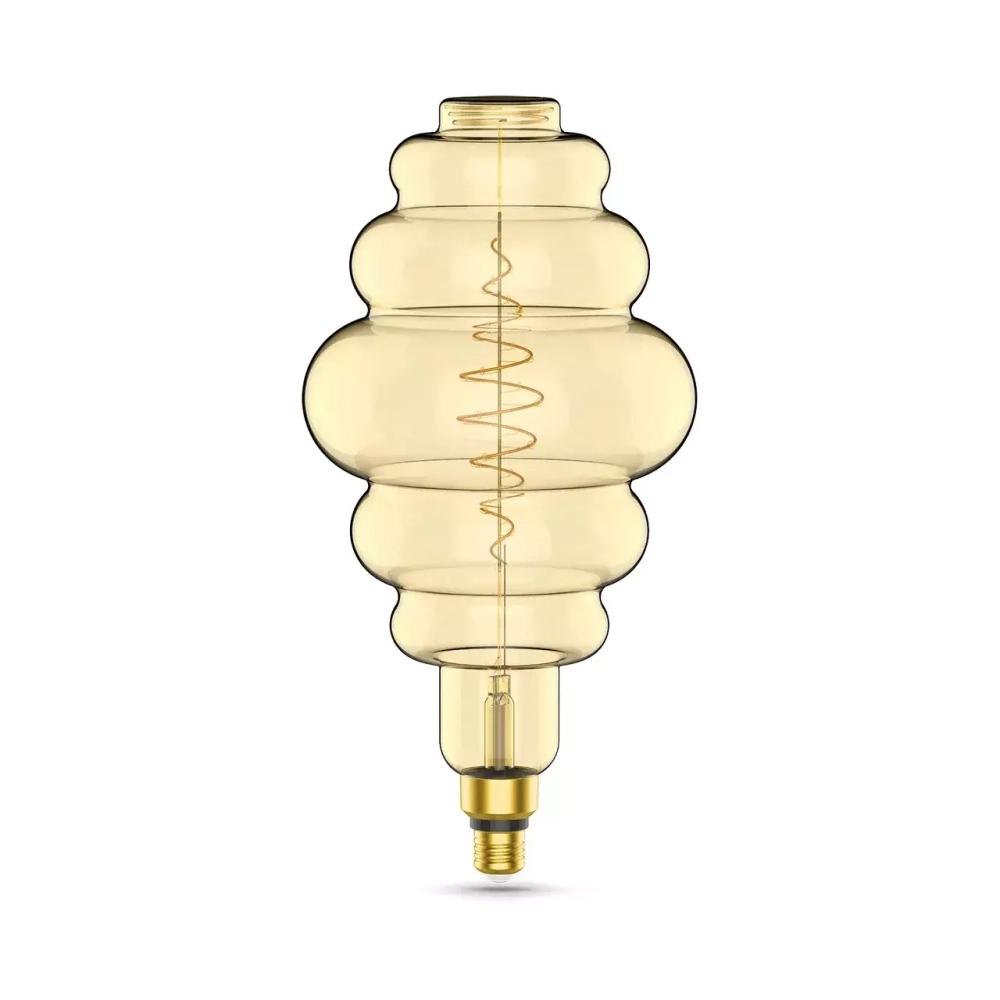 Лампа Gauss LED Filament Honeycomb 8.5W E27 660Lm 2000K  golden 161802105