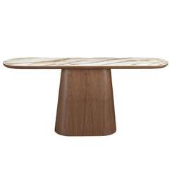 Консоль 3284 из керамики в мраморной отделке и ореха