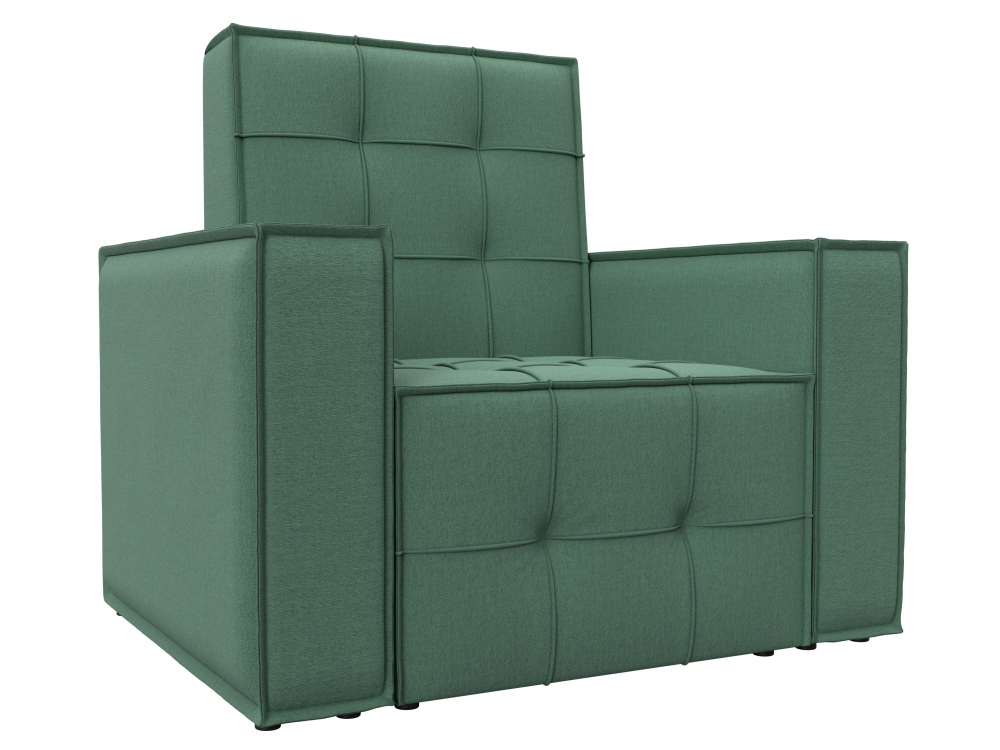 Кресло Лига-067, Амур 11 зеленый, Рогожка, 132289