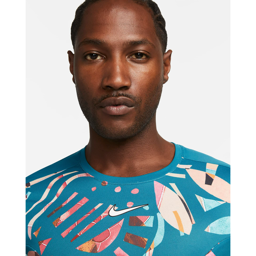 ОДЕЖДА ДЛЯ ТЕННИСА Мужская, Футболка NIKE COURT DRI FIT SLAM .