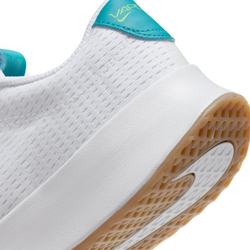 Женские Кроссовки теннисные Nike Court Vapor Lite 2 - white/lime blast/gum light brown/teal nebula
