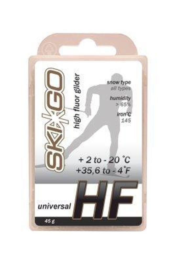 Парафин SKIGO HF Universal, (+2-20 C), White 45 g	арт. 63020