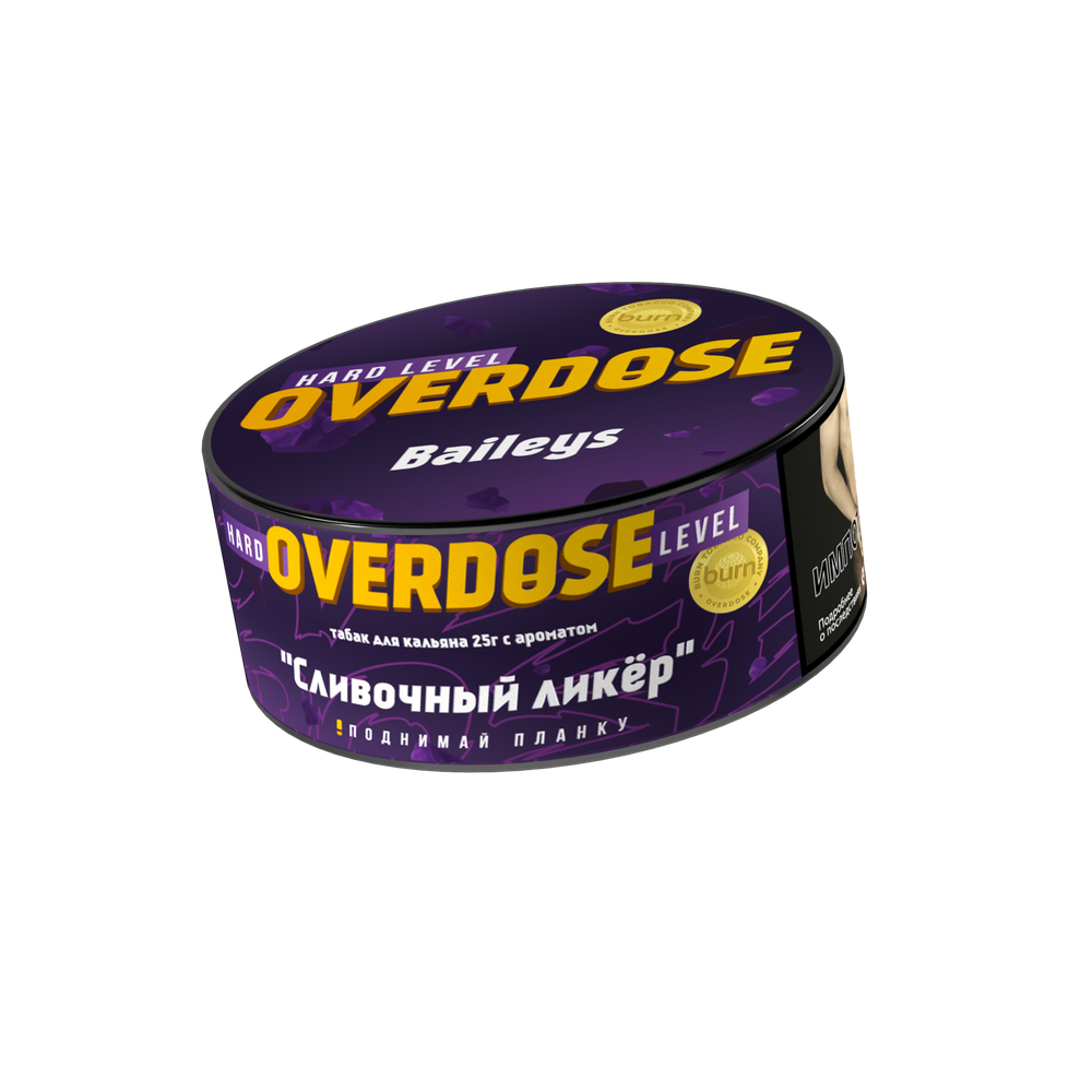 М. Табак для кальяна Overdose Baileys (Сливочный ликёр), 25 г