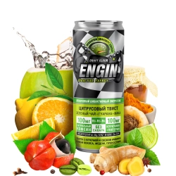 Биоактивный энергетик ENGIN «Цитрусовый твист» 330 мл — натуральный энергетический напиток без сахара с цитрусовыми соками