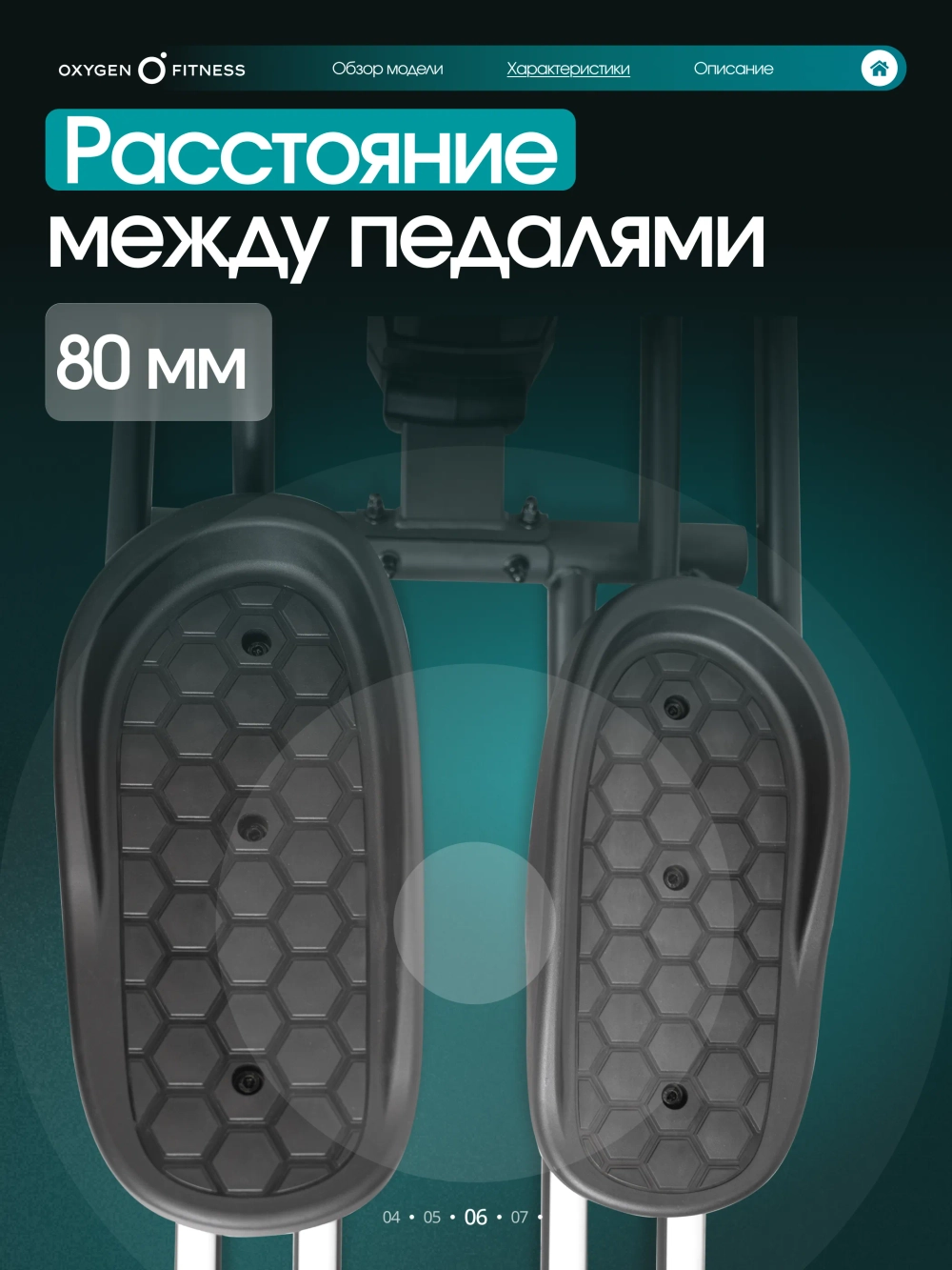 Эллиптический тренажер OXYGEN FITNESS SONOMA домашний