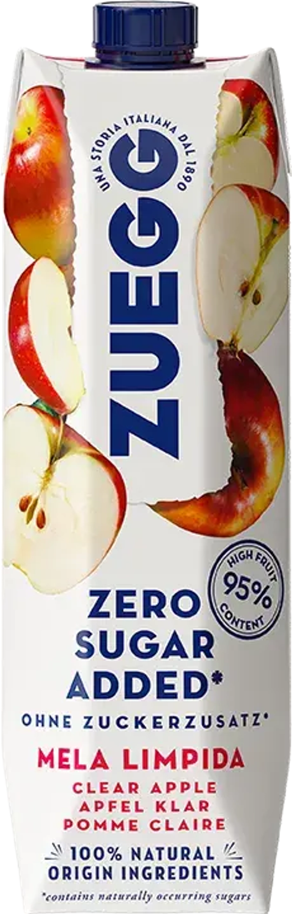 Zuegg Zero Sugar Яблоко 1 л