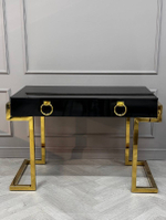 Стол-консоль Ist Casa Атлас, 120х60х78 см, черный глянцевый