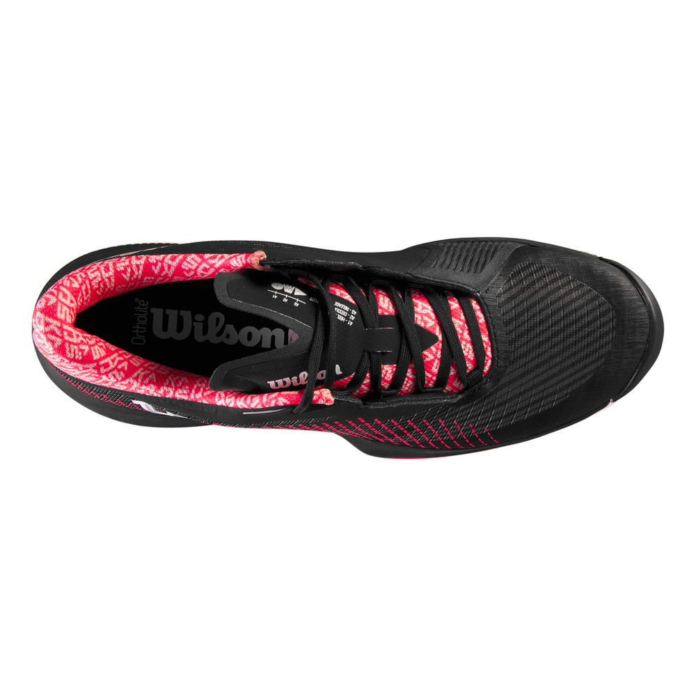 Женские теннисные кроссовки Wilson Kaos Swift 1.5 Clay Court Shoe Women - Black, Coral