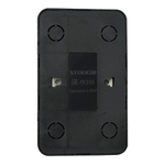 Розетка 2-местная б/з открытой установки, STEKKER, 250В, 10А, IP20, серия София, черный, MST10-12-02 49315