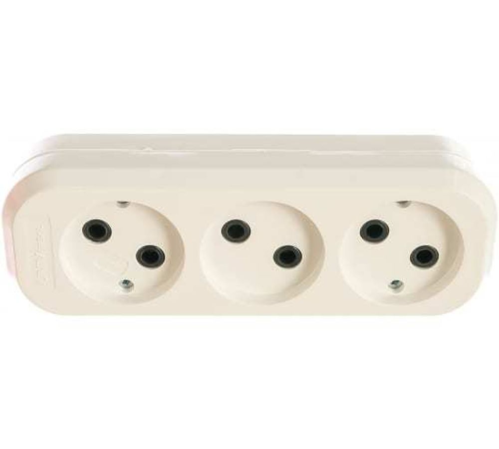 Колодка UNIVersal 3 гнезда, б/з Е203