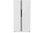 Холодильник Zugel ZRSS630W белое стекло