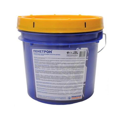 Смесь сухая Пенетрон для гидроизоляции бетонных поверхностей ведро 5 кг