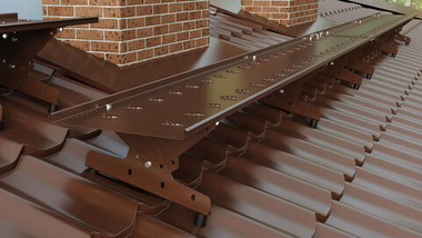 Мостик кровельный Fachmann КМ/2/600-2/1210х350х2 Оц. Фальцевый крепеж