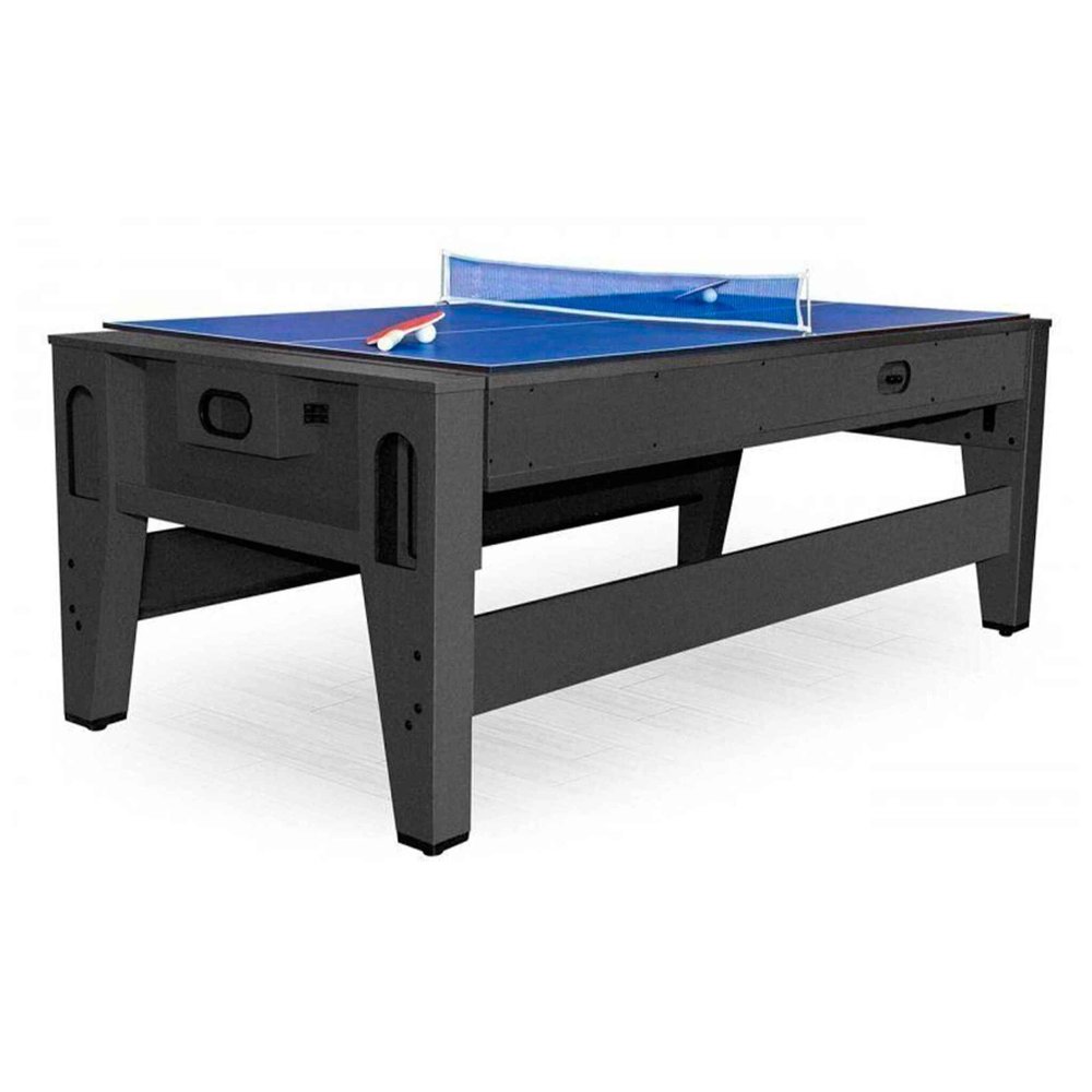 Cтол-трансформер «Twister» 3 в 1 (бильярд, аэрохоккей, настольный теннис, 217 х 107,5 х 81 см, черный)