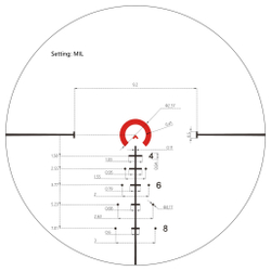 Оптический прицел Vector Optics Continental 1-6x28 Tactical FFP, сетка BDC & Wind, 34 мм, тактические барабаны, Zero Stop, азотозаполненный, с подсветкой (SCFF-31P)