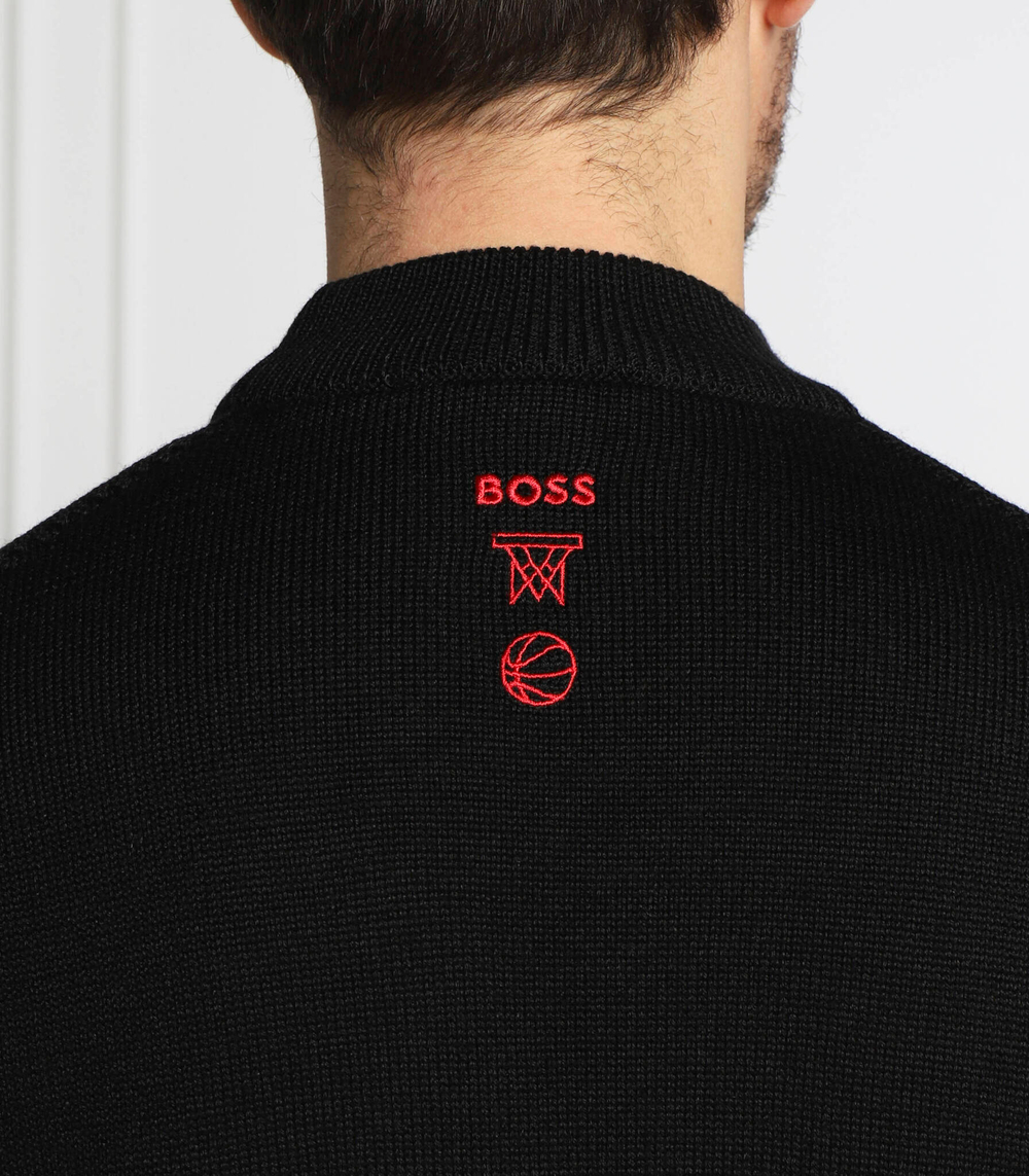 свитер boss x nba BOSS ORANGE - черный(50478500)