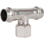 ROMMER Тройник с ВР 18x1/2" из нержавеющей стали прессовой