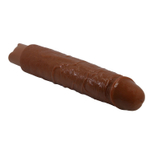 Коричневый реалистичный вибратор Soren - 25,2 см. (Цвет: коричневый)